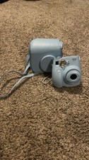 Fujifilm Instant Camera Instax Mini 7S Light Blue Tested w/Carry Case