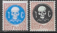 LIBERATION..RRR..LA MURE...1f50**brun..Type 2. bleu+noir..E.FRECHIN