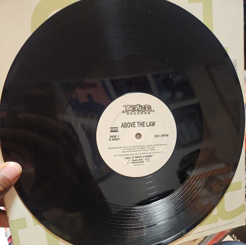 Above The Law- Call It What U Want VINYL (1993, 12" Single, Gangsta, Hip Hop) - Image 3 of 4