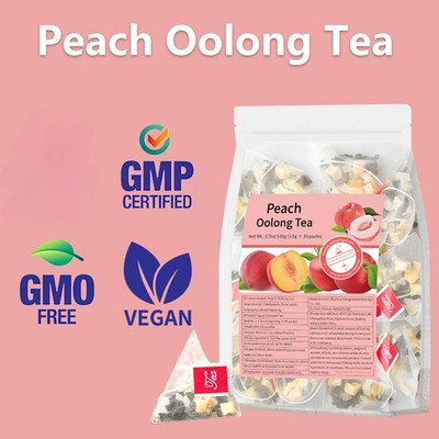Peach Oolong Tea Bag Refreshing Fresh and fragrant Taste 30 Teabags