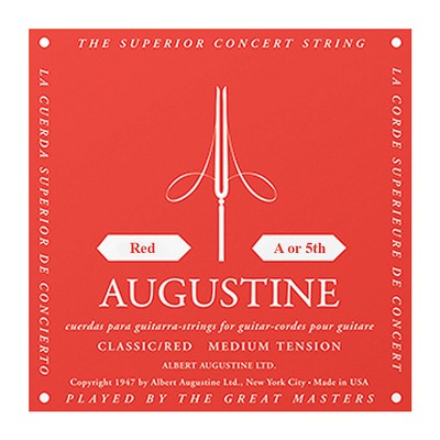 Augustine Red Label Classic Medium Tension Einzelsaiten (5./A-Saite)