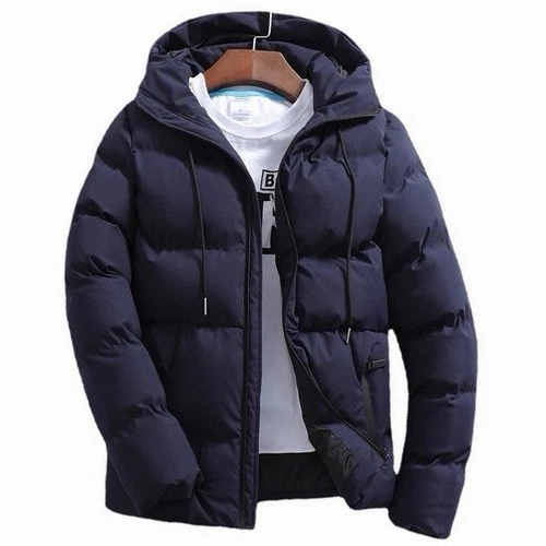 Oversized M-5XL Parkas Autumn Winter Women or Men Hooded Zip Up Long Sleeve Soli image 4