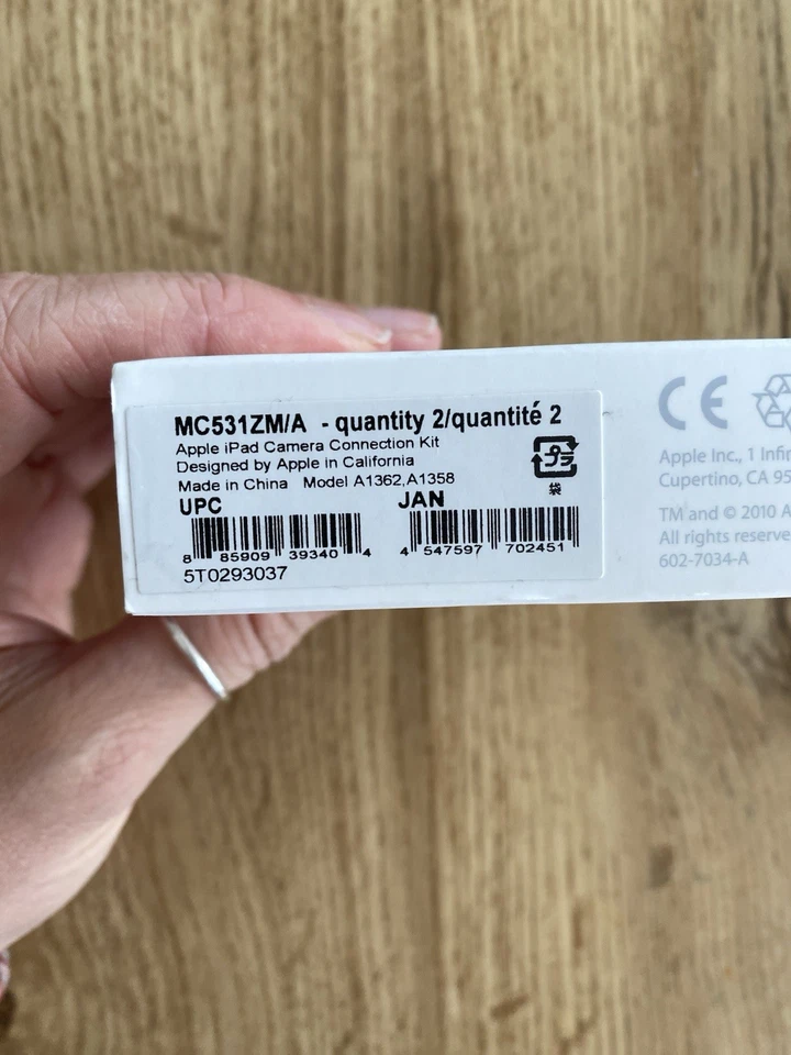 iPad Camera Connection Kit, Kamera Anschluss-Kit, 2 Stück - Bild 3 von 4