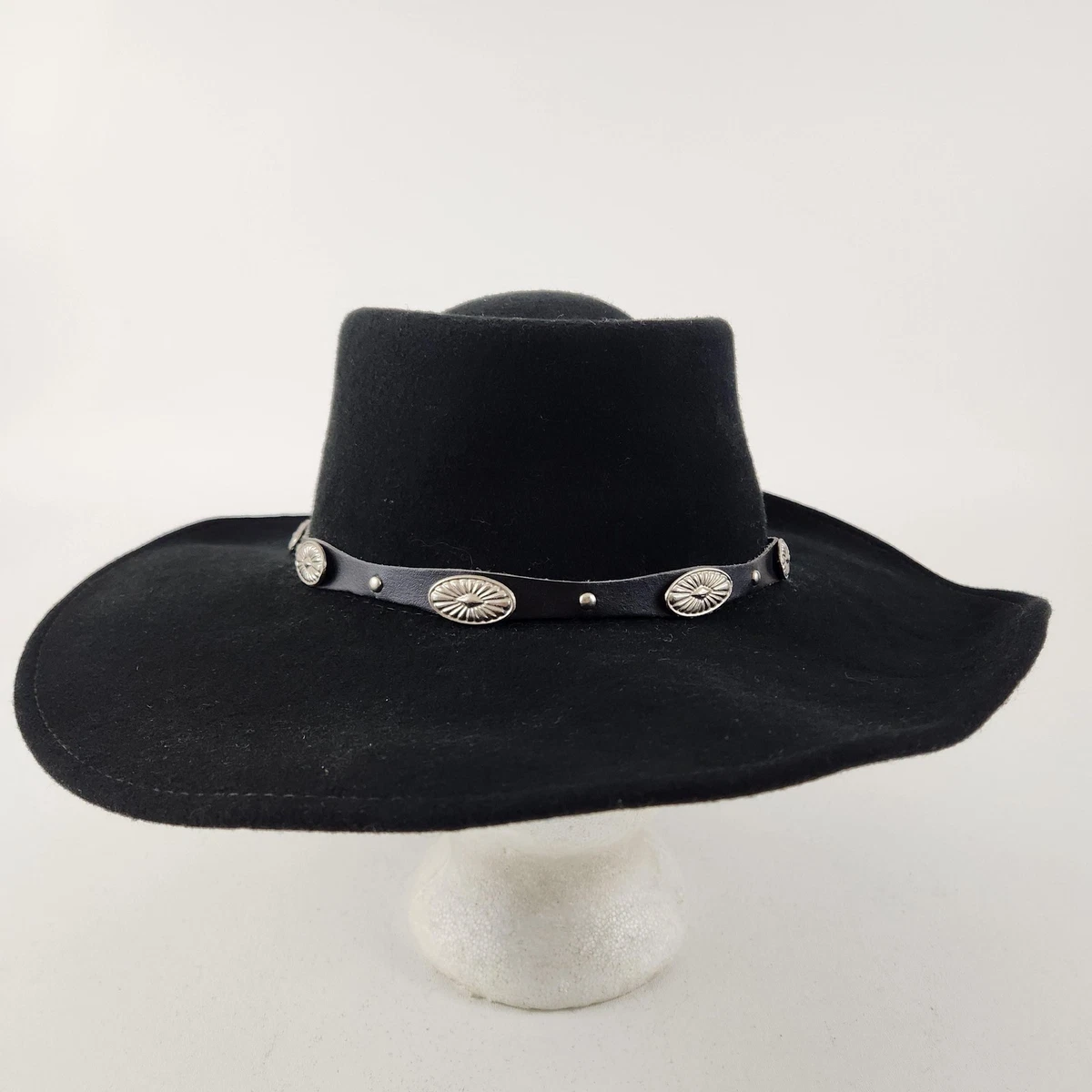 Idyllwind Hat Cowboy Fitted Womens One Size Black Wool Wide  display picture 3