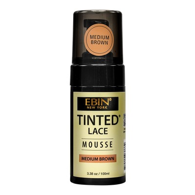 Medium Brown Hair Coloring Mousse for Wigs Flawless Natural Finish 3.38oz