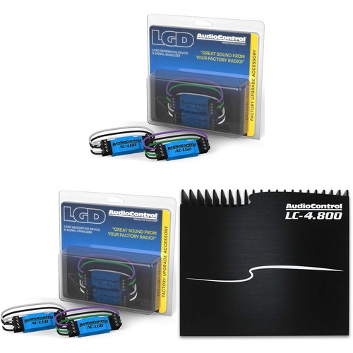 AudioControl LC-4.800 High-Power Multi-Channel Amplifier with Accubass with 2...
