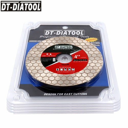 Disco de corte de diamante de doble cara hexagonal DIATOOL 4" 105 mm muela abrasiva 2 piezas - Imagen 7 de 10