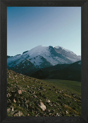 Mount Rainier gerahmtes Wandbild Poster Leinwanddruck Bild