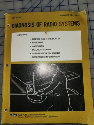 1975 Ford Radio System Training Manual