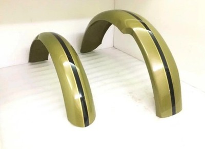 TRIUMPH BONNEVILLE T120 (1968-70) & TRIDENT T150 (1969-70) MUDGUARD SET/COMPATIB