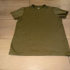 Uniqlo Women T Shirt Medium Olive Green
