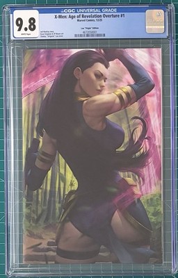 X-Men Age of Revelation Overture #1 CGC 9.8 1:100 Artgerm Lau Virgin Variant