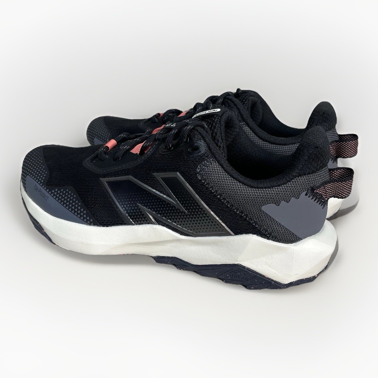 New Balance DynaSoft Nitrel v6 Women's 6.5 Trail Running Jog Shoes BLACK Gray thumbnail 8