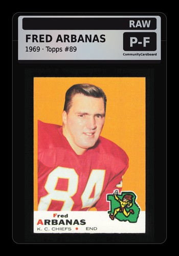 Fred Arbanas #89 1969 Topps card