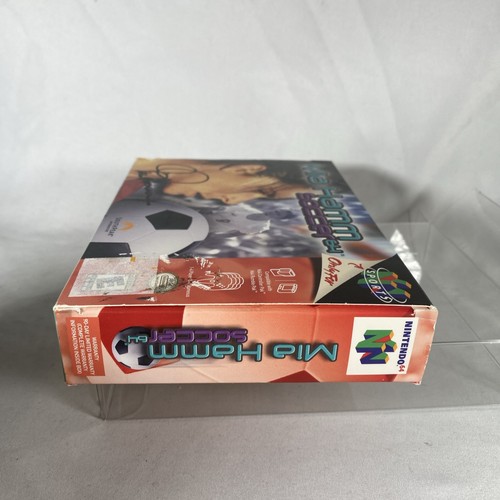 Mia Hamm Soccer 64 (Nintendo 64, 2000) Box & Game Only, TESTED N64 - Picture 7 of 11