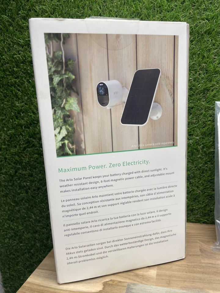 NEUF - Accessoire Arlo Ultra & Pro 3 - Panneau Solaire waterproof VMA5600-10000S - Photo 2/4