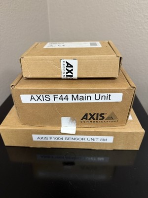 AXIS F44 Main Unit w/ F1004 Sensor & T8351 Microphone Open Box IP Camera Lot