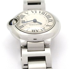 Cartier Watch Ballon Bleu SM W69010Z4 Ladies SS Silver from JAPAN 12