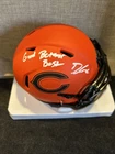 D'ANDRE SWIFT signed BEARS Rave Mini Football Helmet w/JSA GOOD BETTER BEST!