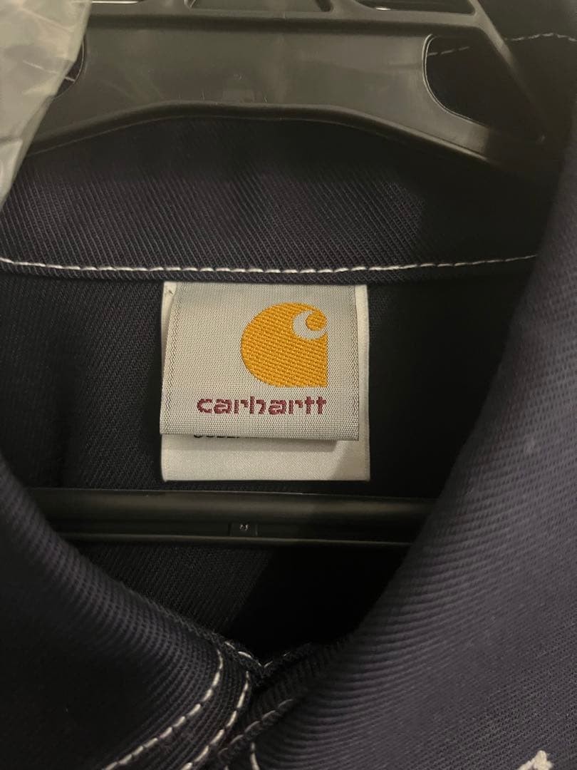 Used Vetements Carhartt Oversized Denim Shirt Big Denim Shirt Mens Size XS Navy image 4
