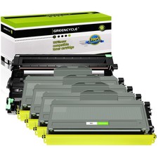 4 TN360 Toner Cartridge + 1 DR360 Drum Fits For Brother MFC-7840N MFC-7320 7320R