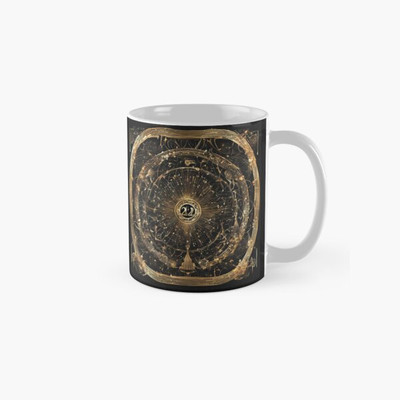 Resolution, future pattern, year 2025 11 Classic Mug , Gift For Family
