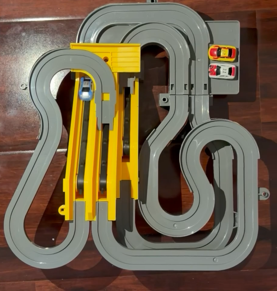 【レトロ玩具】grand prixracingset　グランプリレーシングセット All Geared Up Grand Championship 500 Mini Car Race Speed Tracks