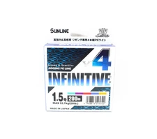 Sunline P.E Line X4 Infinitive Jigging 200m P.E 1.5 28lb Multi (5322)