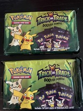 (2) 2023 POKÉMON TRICK OR TRADE BOOSTER BUNDLES NEW & SEALED HALLOWEEN 50 Each