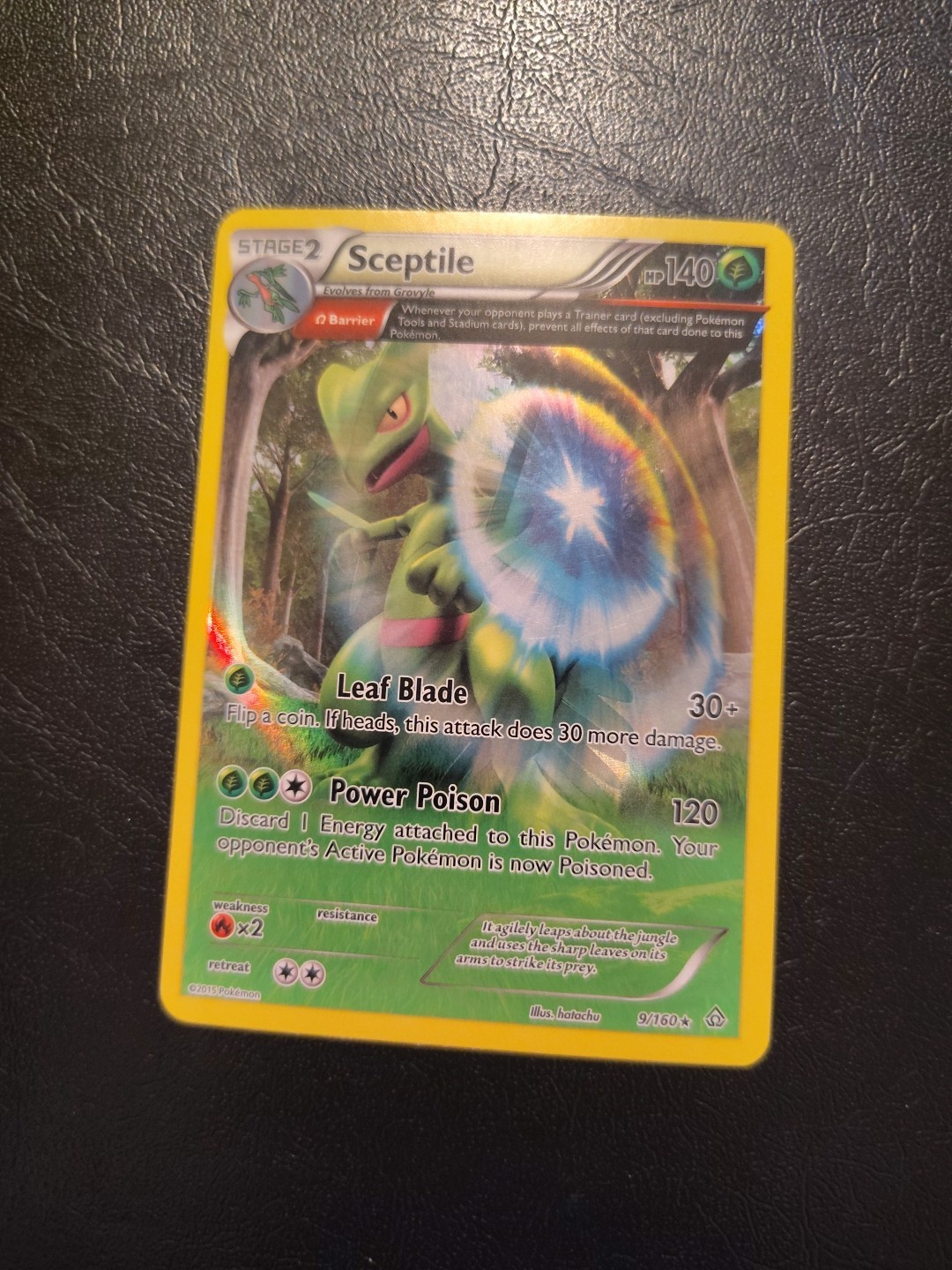 Pokémon TCG Sceptile Primal Clash 9/160 Regular Holo Rare