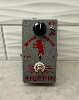Analogman Beano Boost Pedal Brand New