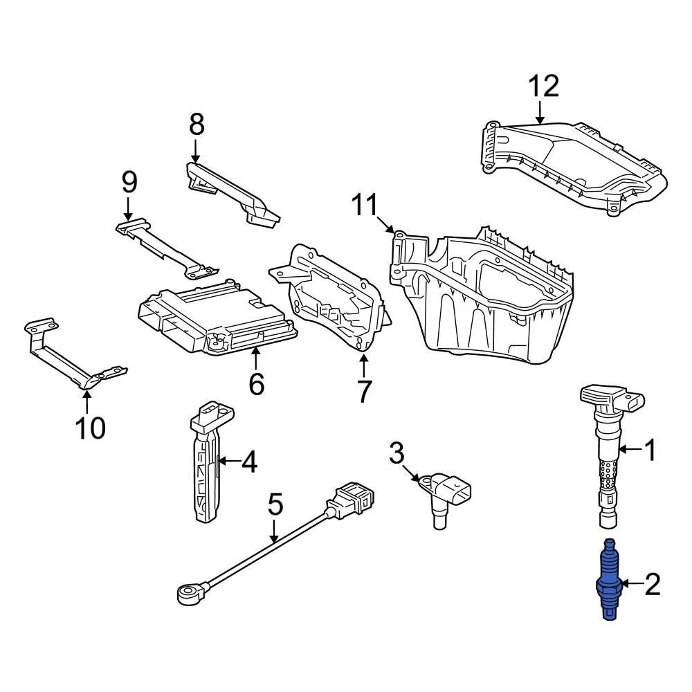 For Audi Q7 2011-2019 Audi 101905611G Spark Plug