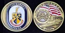 FFG-53 USS HAWES CPO CHIEF - Navy Challenge Coin