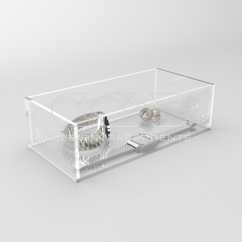 Scatola contenitore cm 30x30 in plexiglass trasparente varie altezze - Foto 28 di 45