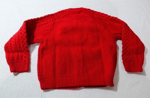 Mini Boden Girls Long Sleeve Edie Fair Isle Cardigan AP2 Red Size: 4-5Y NWT - Picture 3 of 3