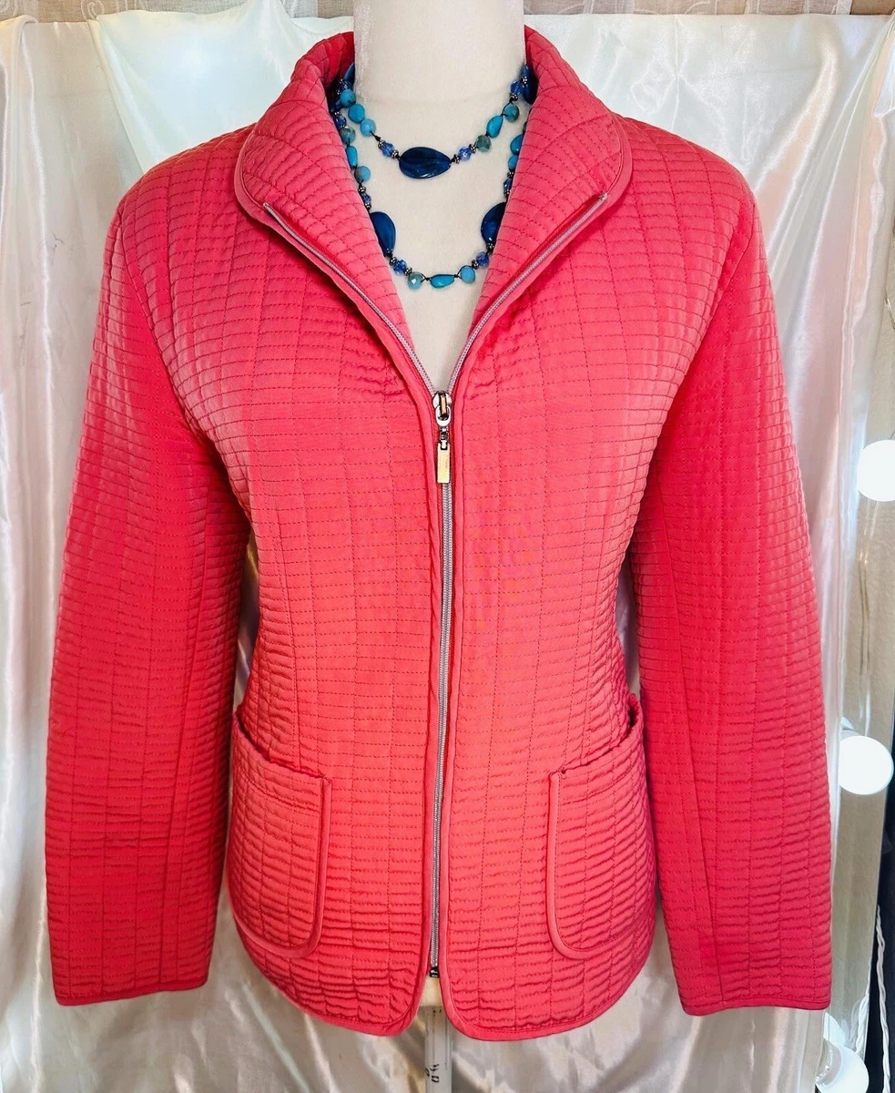 Light pink deals quilted jacket