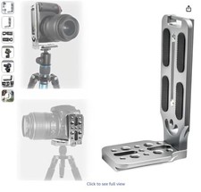 REYGEAK DSLR Camera L Bracket Vertical Horizontal Switching Tripod Quick Release