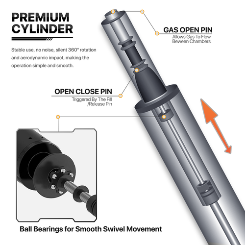 Red Leather[CARBON FIBER FABRIC]Ergonomic Game Racing Chair Swivel Computer Seat - Picture 14 of 14