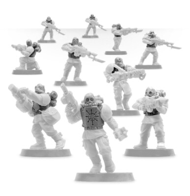 Warhammer 40K - Forgeworld - Chaos Renegade Militia Conversion Set - OOP NEU