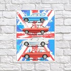Ford Escort's, Retro tin sign Art Decor Gift