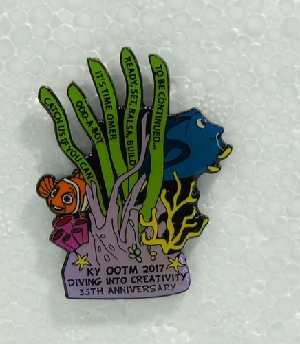 Odyssey of the Mind Kentucky 2017 35th Anniversary Commemorative Pin Set of 3 - Picture 5 of 13