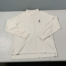 Vintage Polo RL Polo Sport Skiing Bear Polo Shirt Long Sleeve Men  s Sz M