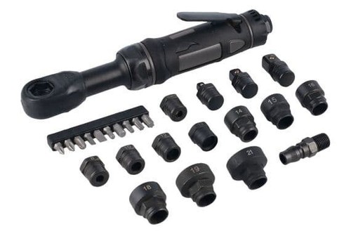 Laser Tools 9016 Go Thru Air Ratchet Socket & Bit Set - Picture 6 of 8
