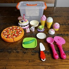 Kids Play Food Set Storage Box