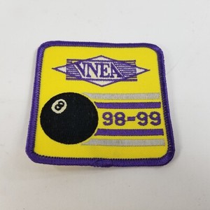 VNEA 1998 1999 Valley National 8 Ball Pool League Association Patch 98 Vintage