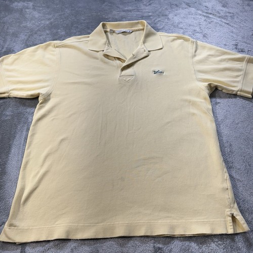 USF Bulls Shirt Mens Cutter & Buck Short Sleeve Polo Yellow CB Size Large - Picture 2 of 7