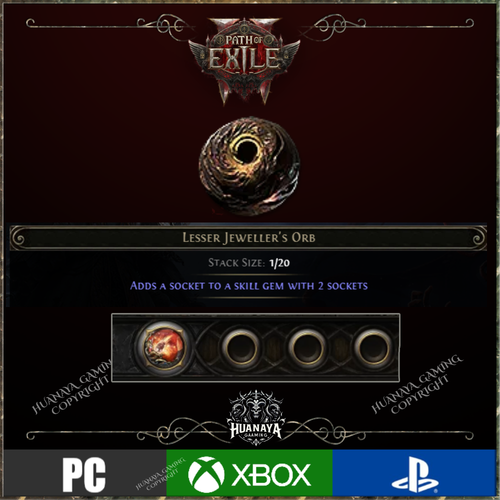 PATH OF EXILE 2 💎JEWELLER'S ORBS 💎 LESSER GREATER PERFECT 💎 THIRD EDICT - Afbeelding 3 van 5