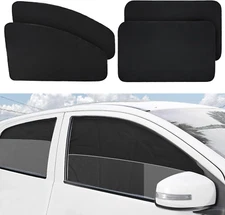 Car Window Shades, 4 Pack Car Priavcy Curtains Side Window Sun Shades for Car Ba