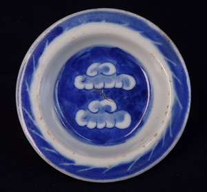 ！！ blue and white dish/lid/cover