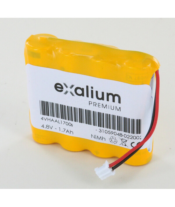 Batterie 4.8V 1.7Ah compatible Sport-Elec Multisport Pro accumulateur rechargeable Ni-MH